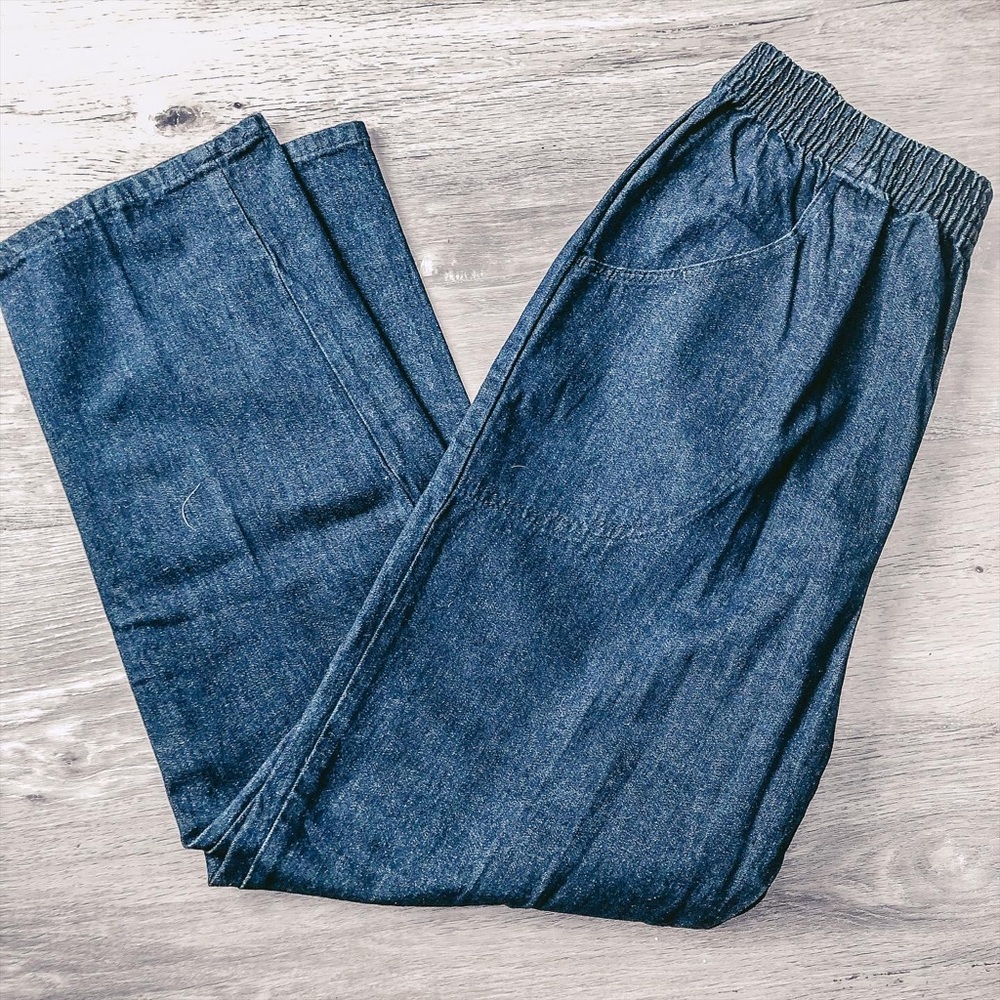 Cascade Blues size 14 elastic waist straight leg